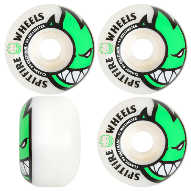 SPITFIRE WHEELS BIGHEAD CLASSICS GREEN 99A (53MM) - The Drive Skateshop