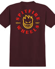 SPITFIRE YOUTH CLASSIC MAROON/RED/YELLOW - The Drive Skateshop