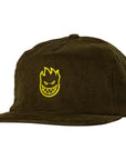 SPITFIRE BIGHEAD SNAPBACK BROWN/GOLD - The Drive Skateboard Shop