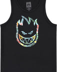 SPITFIRE FLORAL BIGHEAD PREMIUM PRINT TANK BLACK - The Drive Skateboard Shop