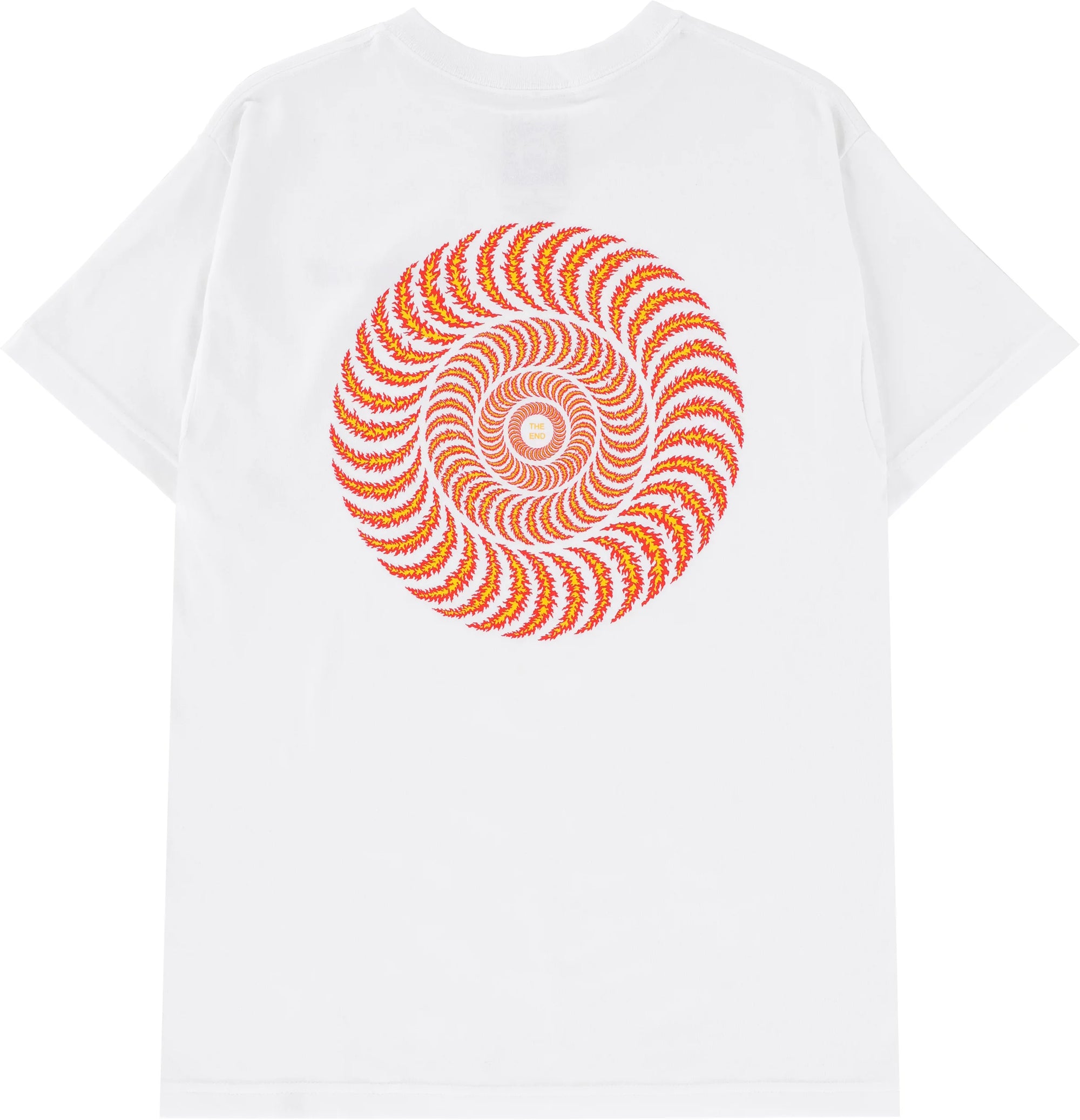 SPITFIRE CLASSIC FLAME T-SHIRT  WHITE/RED/YELLOW - The Drive Skateboard Shop