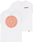 SPITFIRE CLASSIC FLAME T-SHIRT  WHITE/RED/YELLOW - The Drive Skateboard Shop
