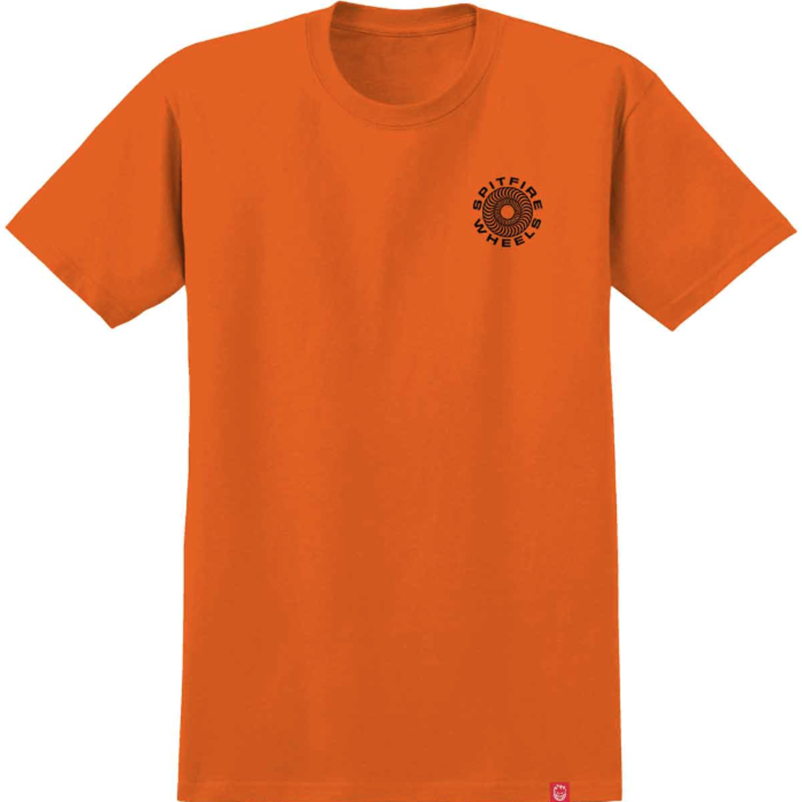 SPITFIRE CLASSIC &#39;87 SWIRL T-SHIRT ORANGE/BLACK - The Drive Skateshop