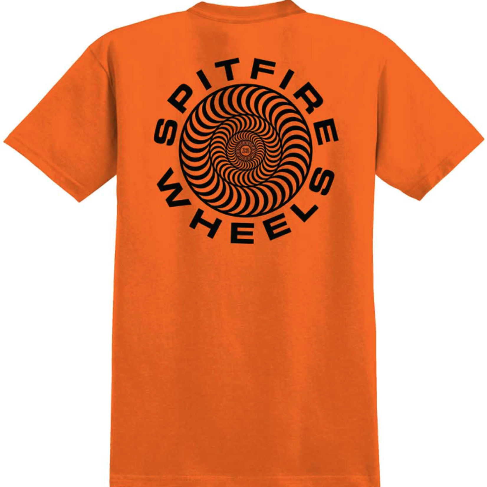 SPITFIRE CLASSIC &#39;87 SWIRL T-SHIRT ORANGE/BLACK - The Drive Skateshop