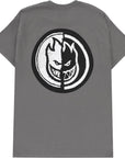 SPITFIRE YIN YANG T-SHIRT CHARCOAL