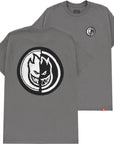 SPITFIRE YIN YANG T-SHIRT CHARCOAL