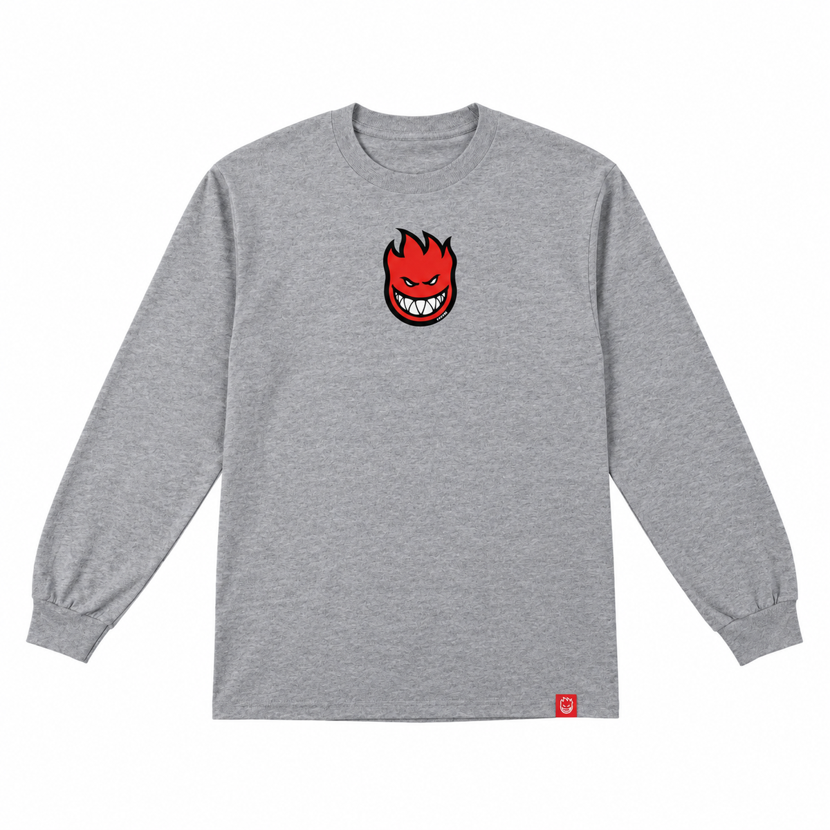 SPITFIRE BIGHEAD FILL LONGSLEEVE HEATHER GREY