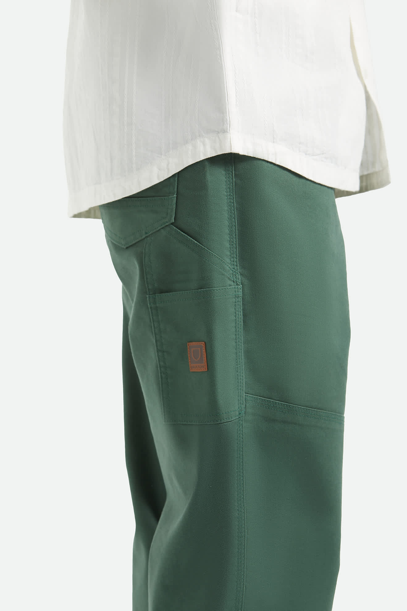 BRIXTON CARPENTER PANT PRIMARY GREEN