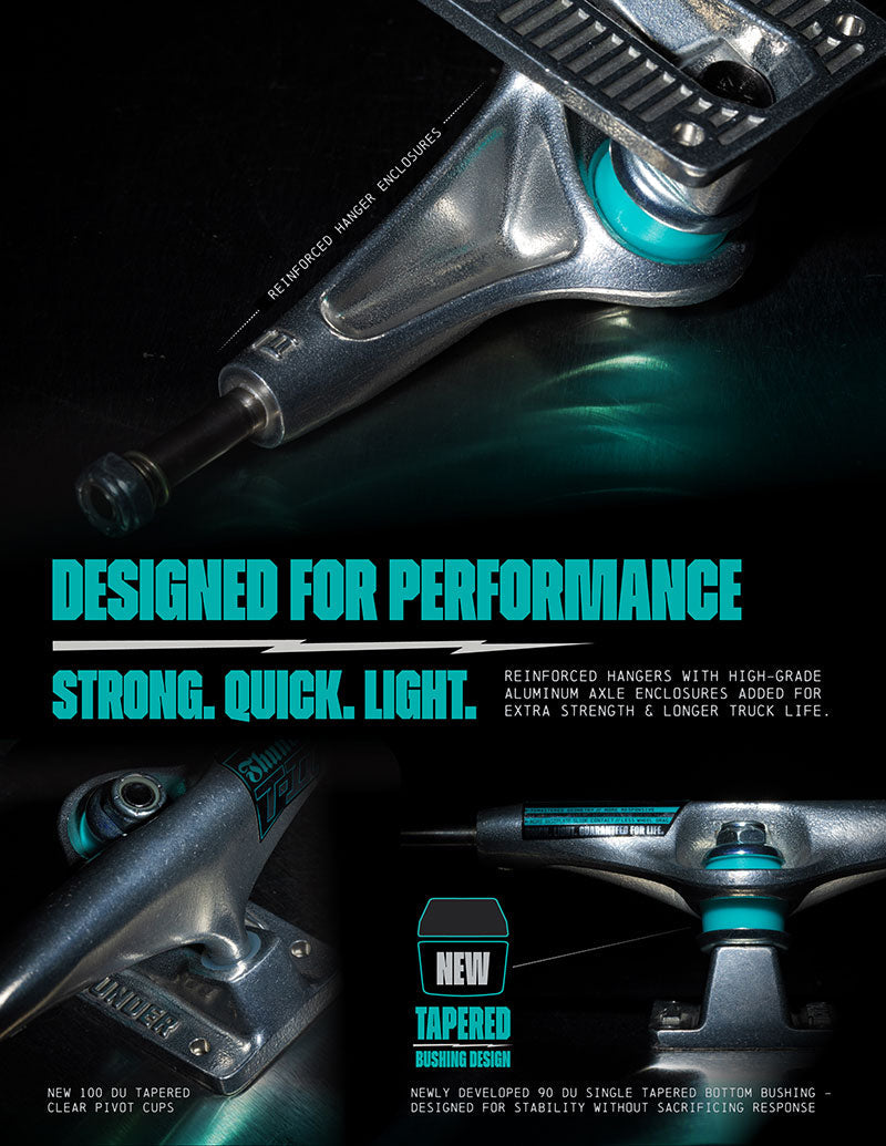 THUNDER TRUCKS T2 POLISHED SILVER – The Drive Skateboard Shop