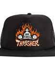 THRASHER WHO CARES NECKFACE TRUCKER HAT