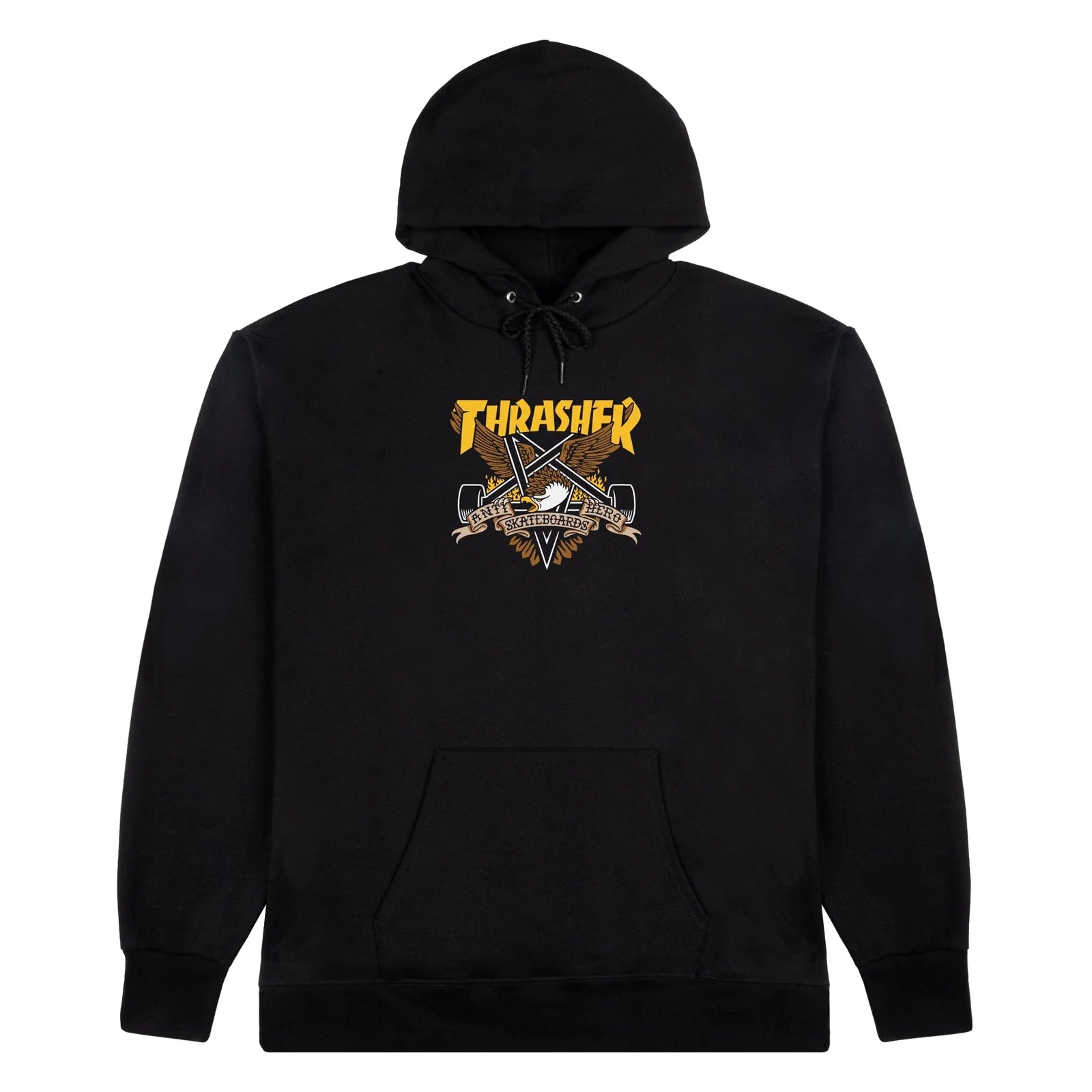 ANTIHERO X THRASHER EAGLEGRAM HOODIE BLACK