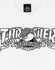 ANTIHERO X THRASHER MAG BANNER WHITE