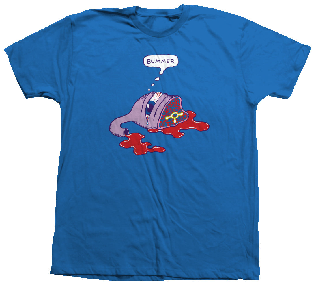 TOY MACHINE BUMMER T-SHIRT ROYAL BLUE - The Drive Skateboard Shop