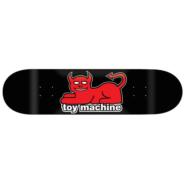 TOY MACHINE DECK DEVIL CAT BLACK (8.375")