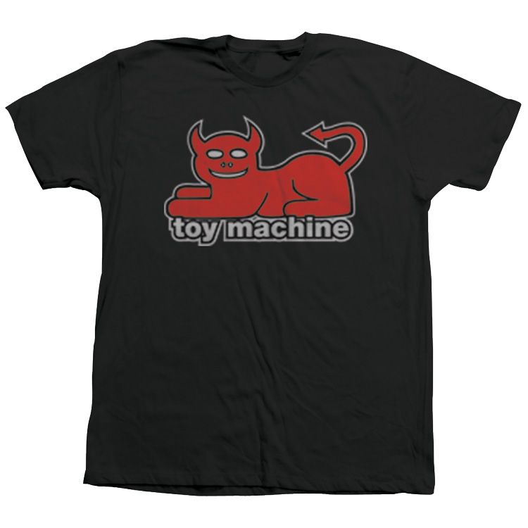 TOY MACHINE DEVIL CAT TEE BLACK (YOUTH) - The Drive Skateshop