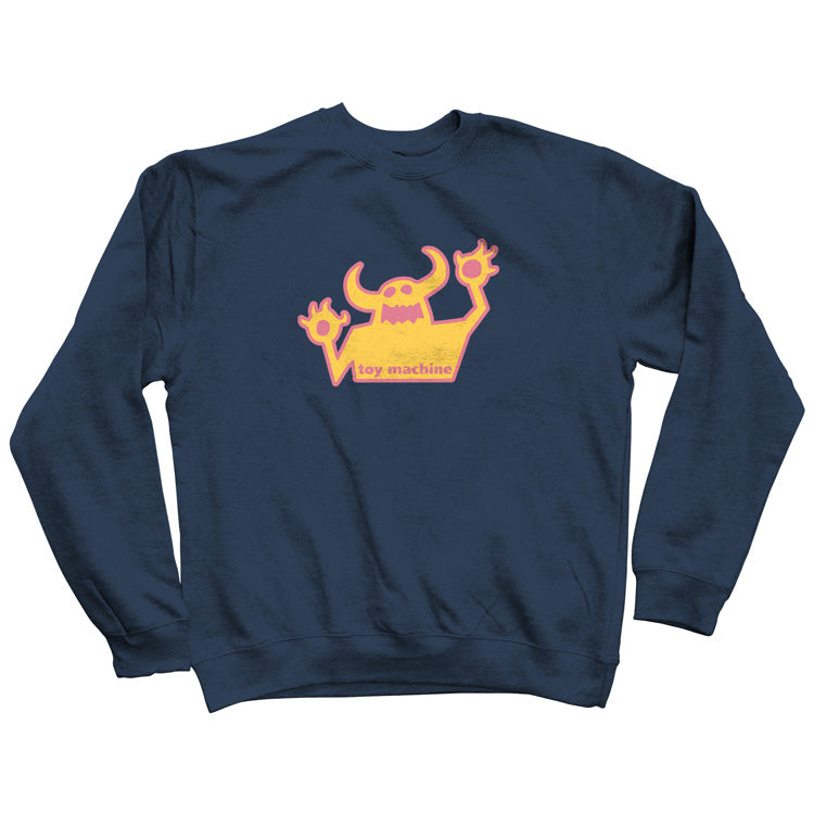 TOY MACHINE ORIGINAL MONSTER CRENECK NAVY