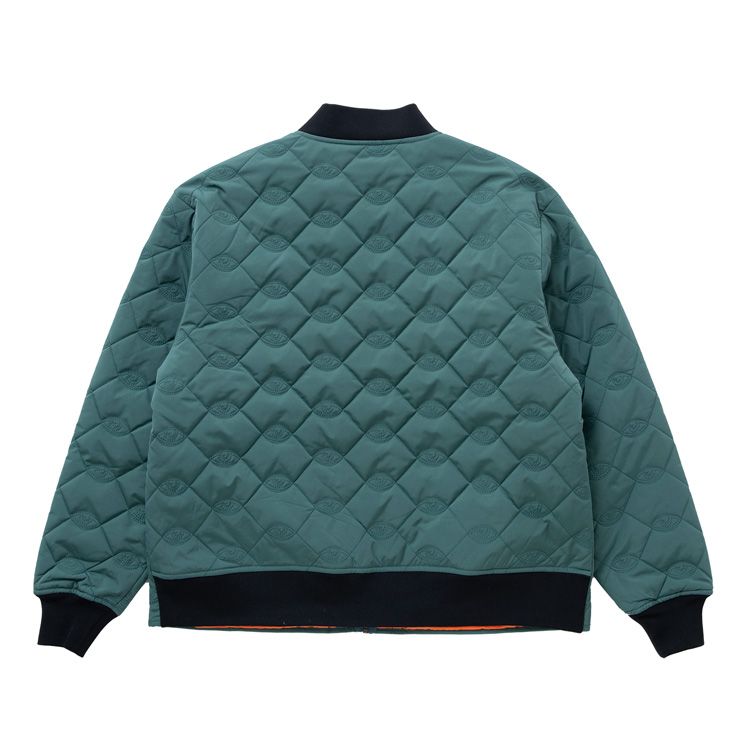 TOY MACHINE JAPAN SECT EYE BOMBER JACKET GREEN