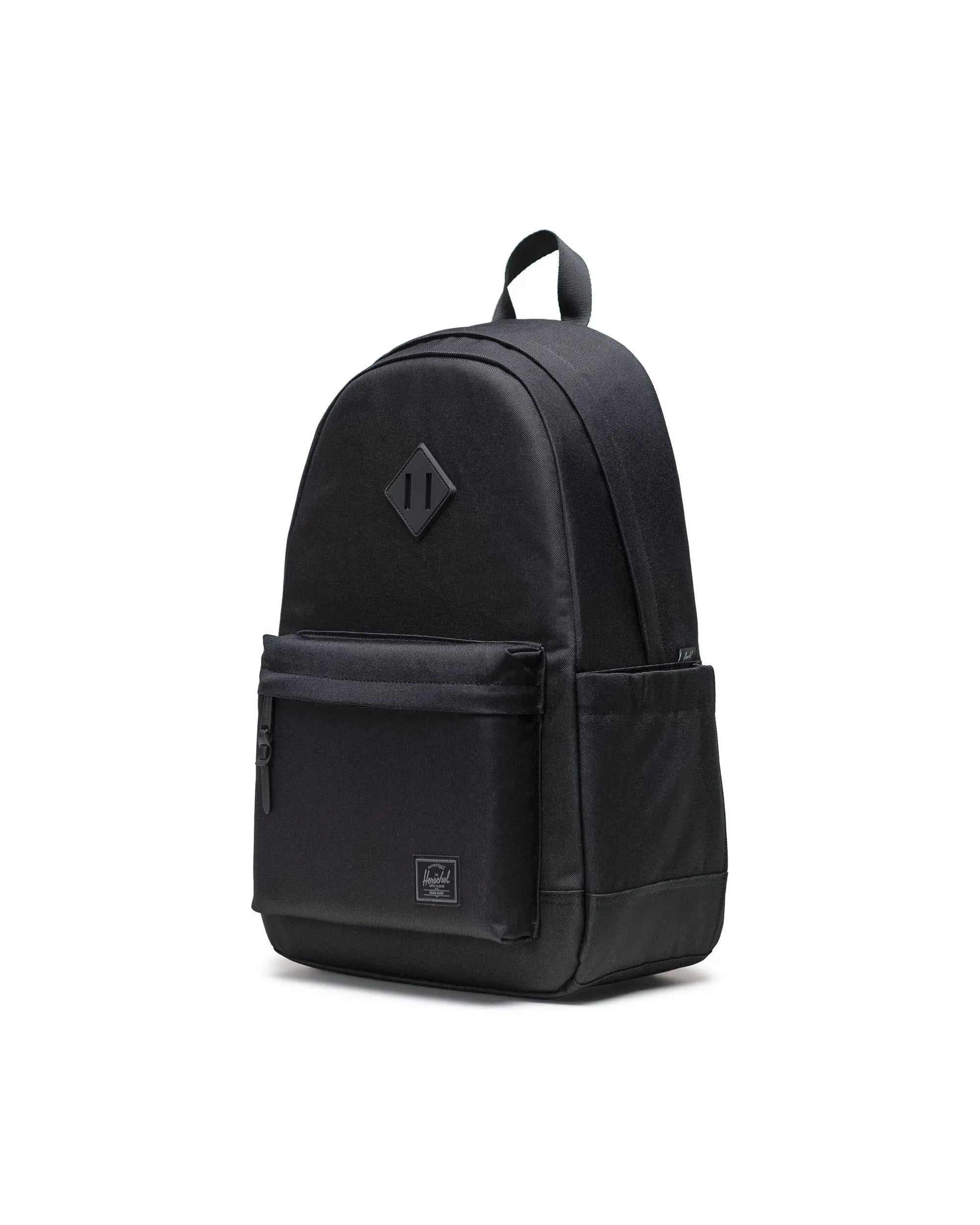 HERSCHEL HERITAGE BACKPACK BLACK TONAL – The Drive Skateboard Shop