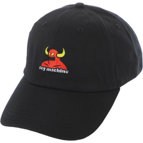 TOY MACHINE MONSTER STRAP BACK DAD HAT BLACK