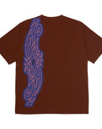 WKND HULDRA SCRIPT T-SHIRT BROWN