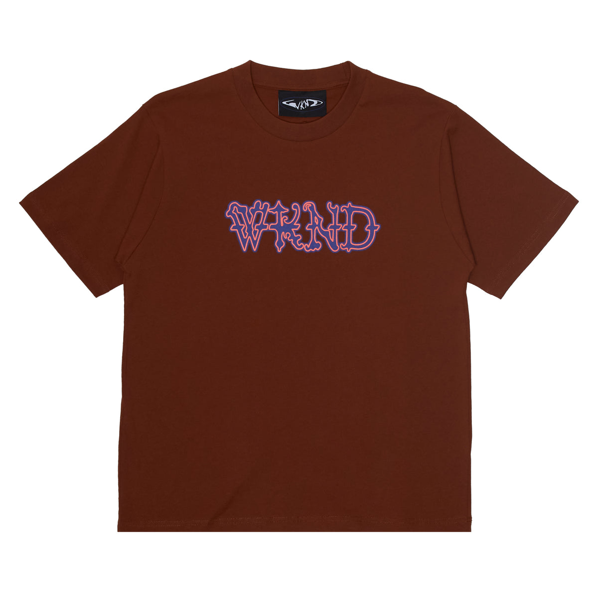 WKND HULDRA SCRIPT T-SHIRT BROWN
