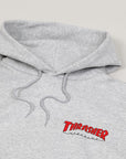 THRASHER LITTLE OUTLINE HOODIE GREY - The Drive Skateshop
