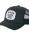 BRIXTON HUBAL C MP TRUCKER HAT PRIMAL GREEN/PRIMAL GREEN