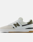 NEW BALANCE JAMIE FOY CUP 306 WHITE/DARK MOSS
