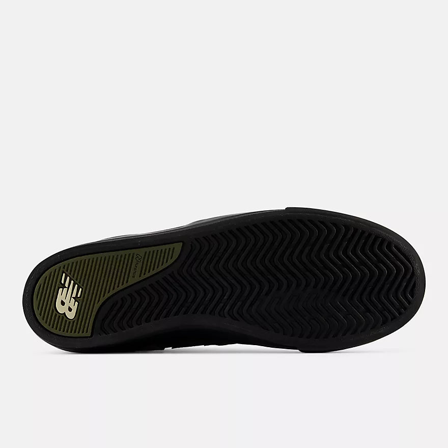 New Balance 306 Jamie Foy shoes in dark moss and black, featuring stylish athletic design and durable sports footwear.