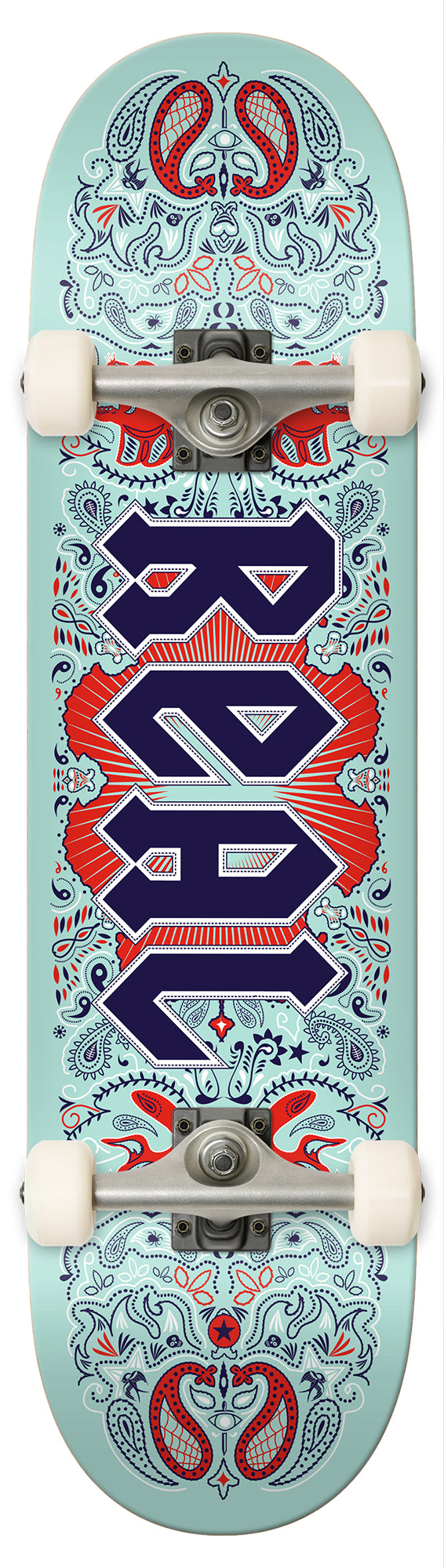 REAL COMPLETE BANDANA TEAL (7.75")