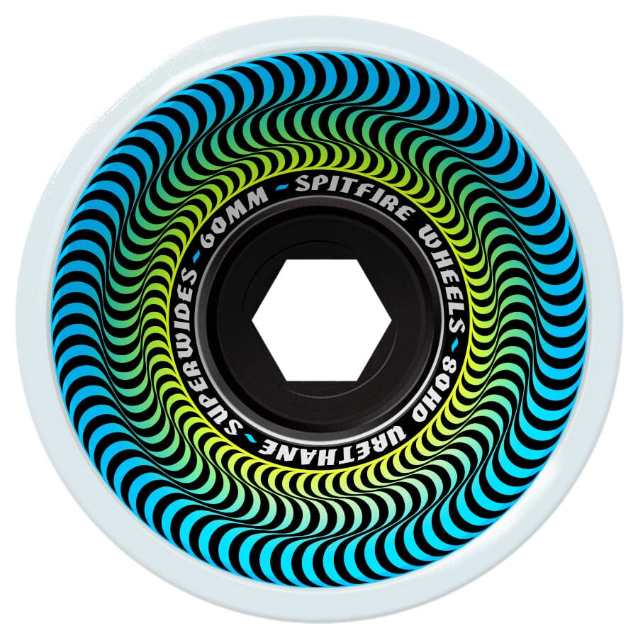 SPITFIRE WHEELS SUPERWIDES 80HD ICE GREY (60MM) - The Drive Skateshop