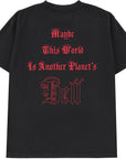 WELCOME ALDOUS PRINTED TEE BLACK
