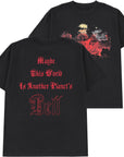 WELCOME ALDOUS PRINTED TEE BLACK
