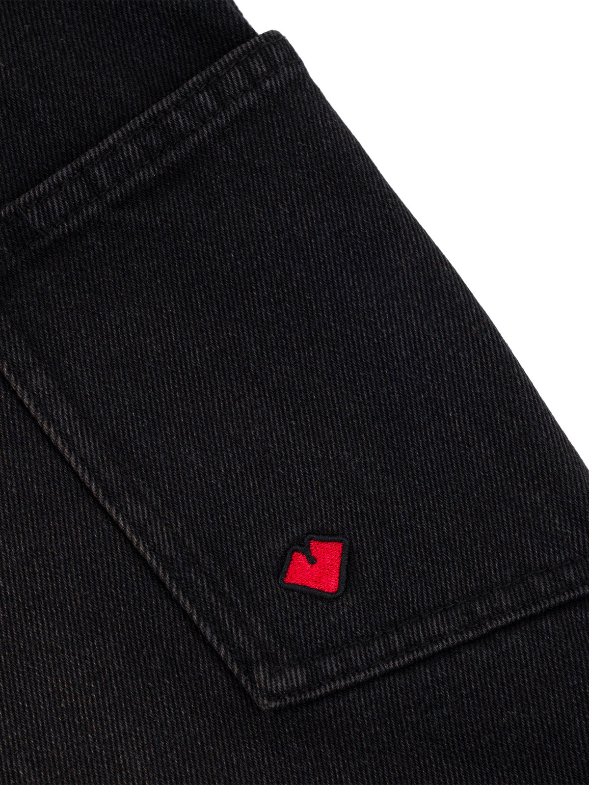 LOVIAH DENIM WORK DENIM SAND BLASTED DIRTY WASH BLACK FADE