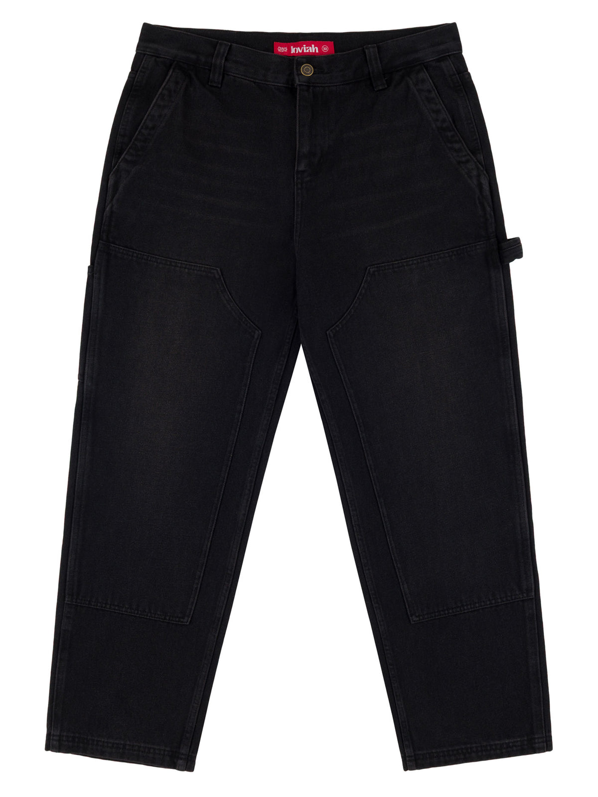 LOVIAH DENIM WORK DENIM SAND BLASTED DIRTY WASH BLACK FADE
