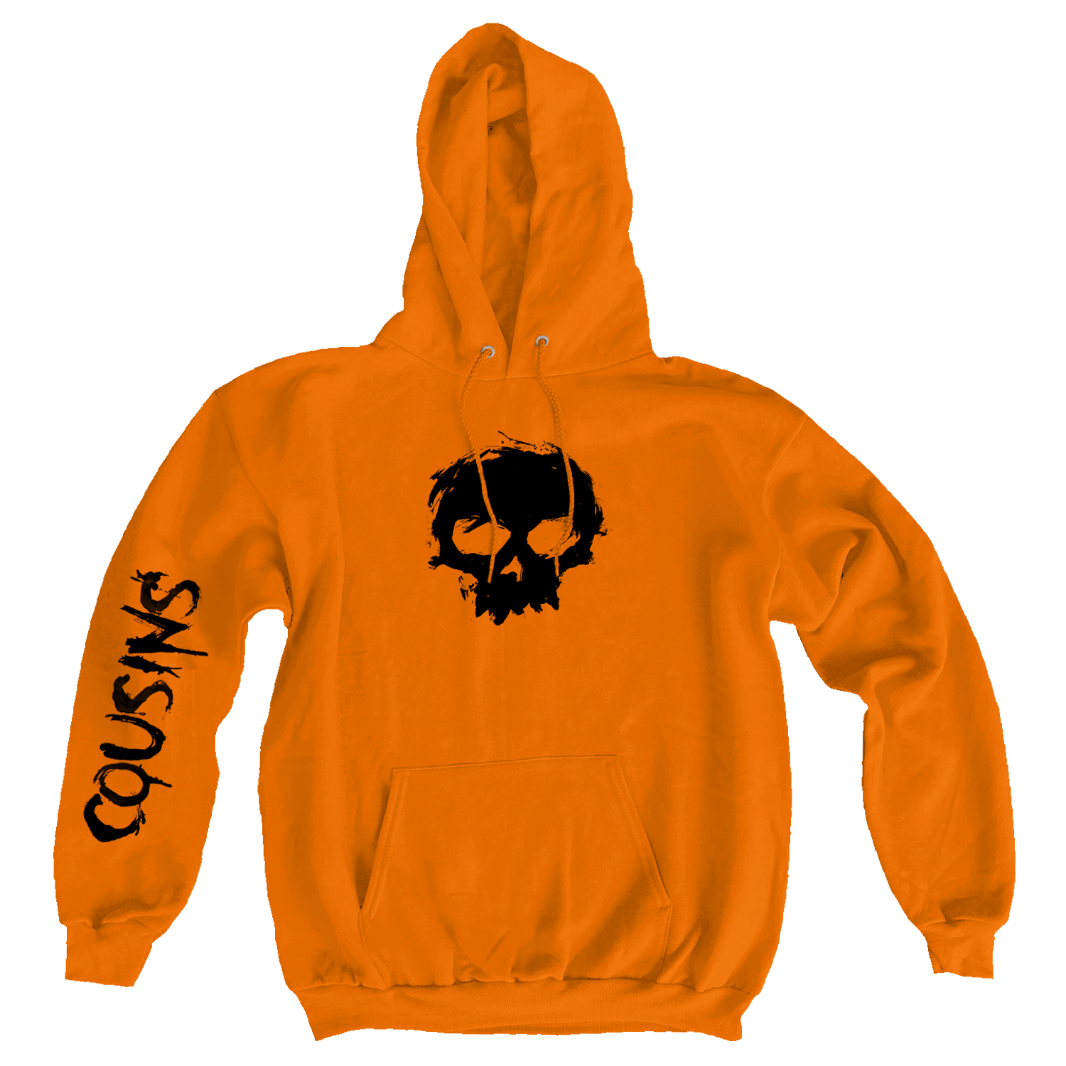 Drop Dead Clothing *RARE Excited Orange Monster Sweatshirt (Unisex XS)