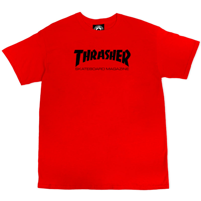 THRASHER YOUTH SKATE MAG T-SHIRT RED - The Drive Skateboard Shop