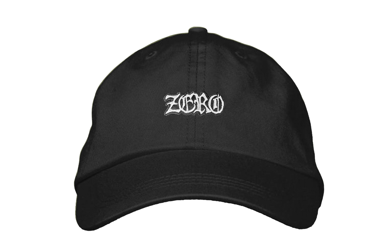 ZERO WASTELAND DAD HAT BLACK