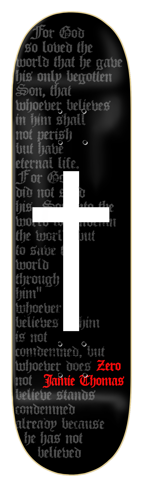 ZERO DECK THOMAS CROSS (8.25"/8.5")