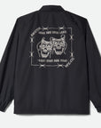 BRIXTON WATCHMEN COACHES JACKET BLACK