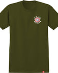 SPITFIRE OG CLASSIC FILL T-SHIRT MILITARY GREEN - The Drive Skateshop