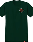 SPITFIRE OG CLASSIC SWIRL FADE T-SHIRT FORREST GREEN/RED/WHITE - The Drive Skateshop