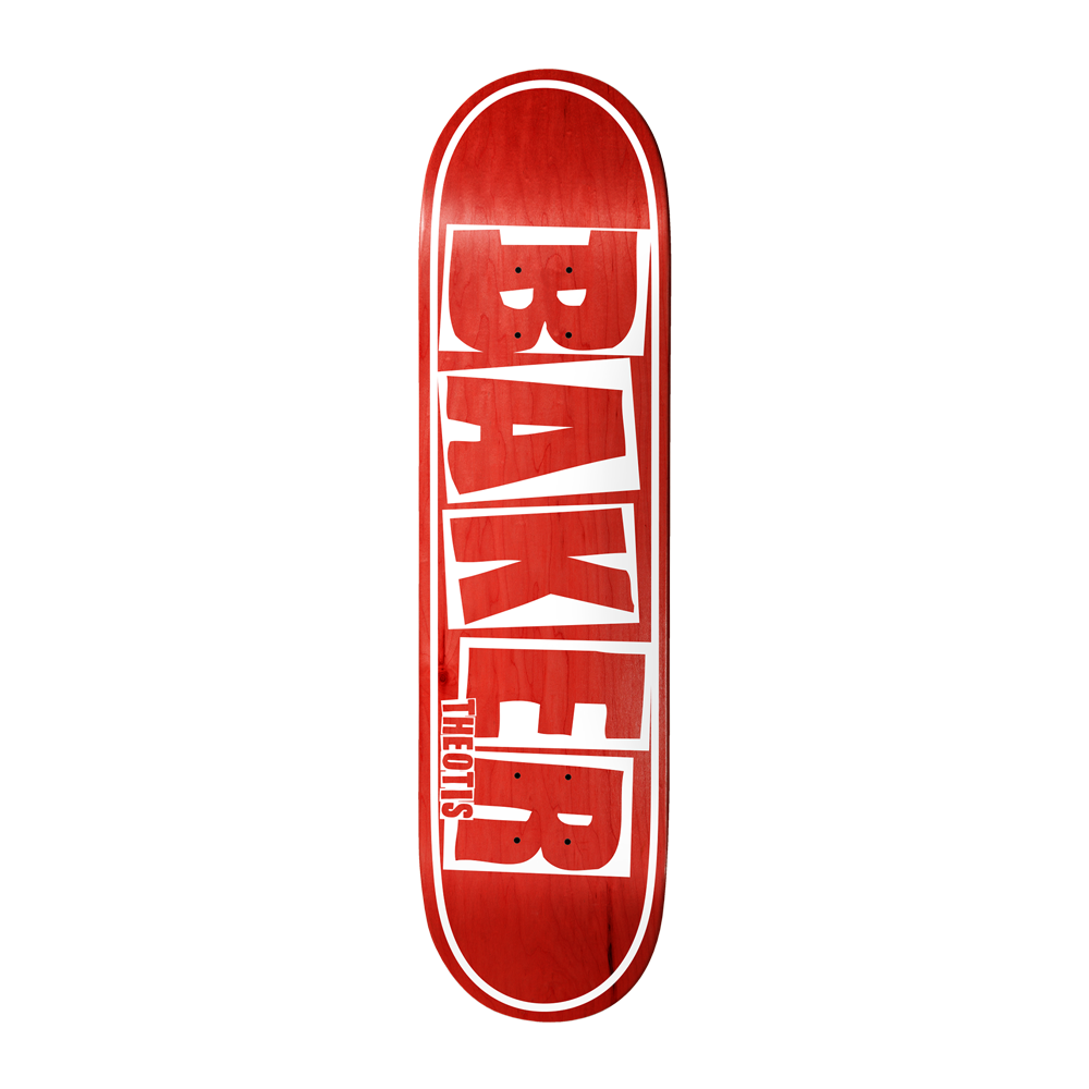 BAKER DECK - THEOTIS BEASLEY BRAND NAME RED (8.5&quot;)