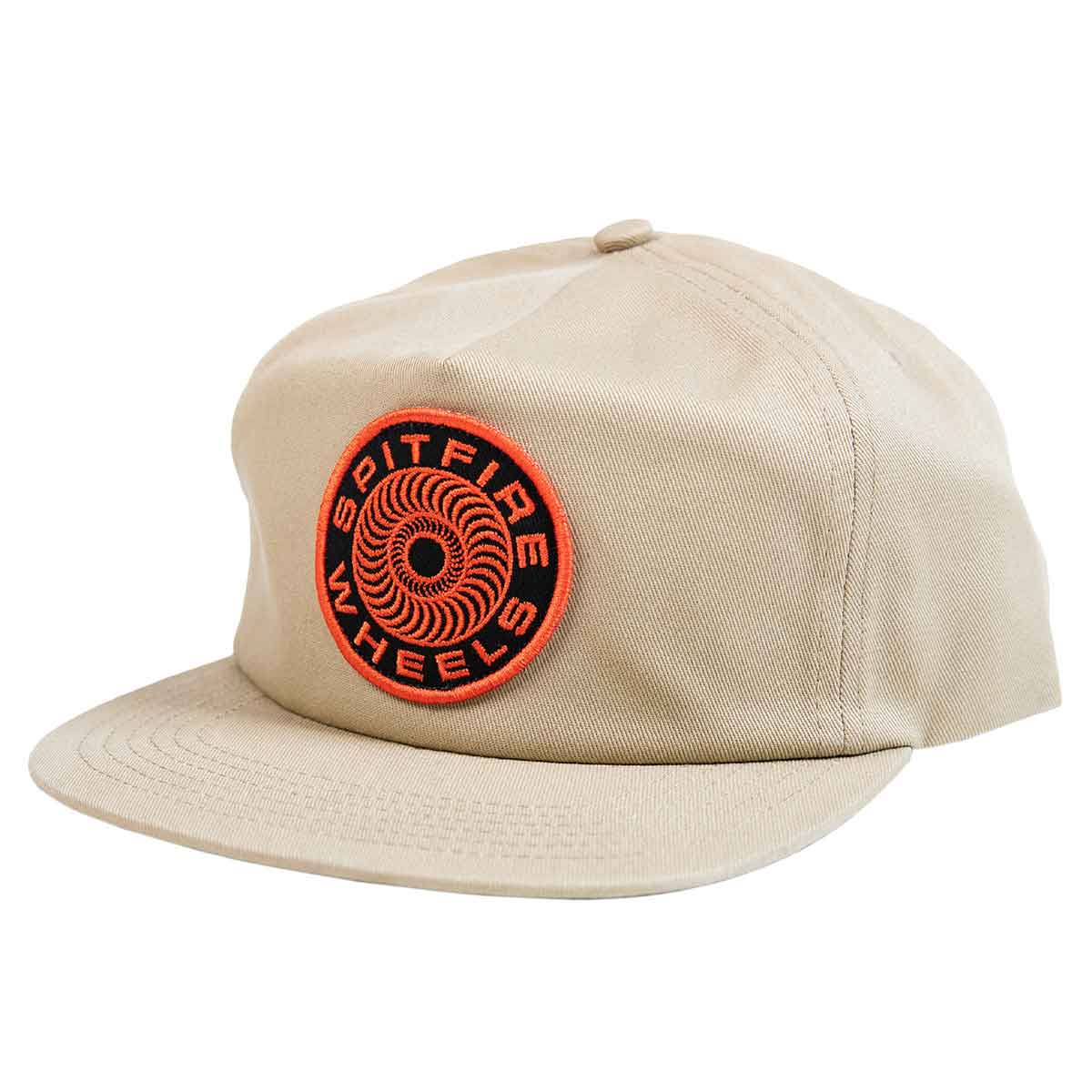 SPITFIRE CLASSIC 87 SWIRL PATCH KHAKI/RED