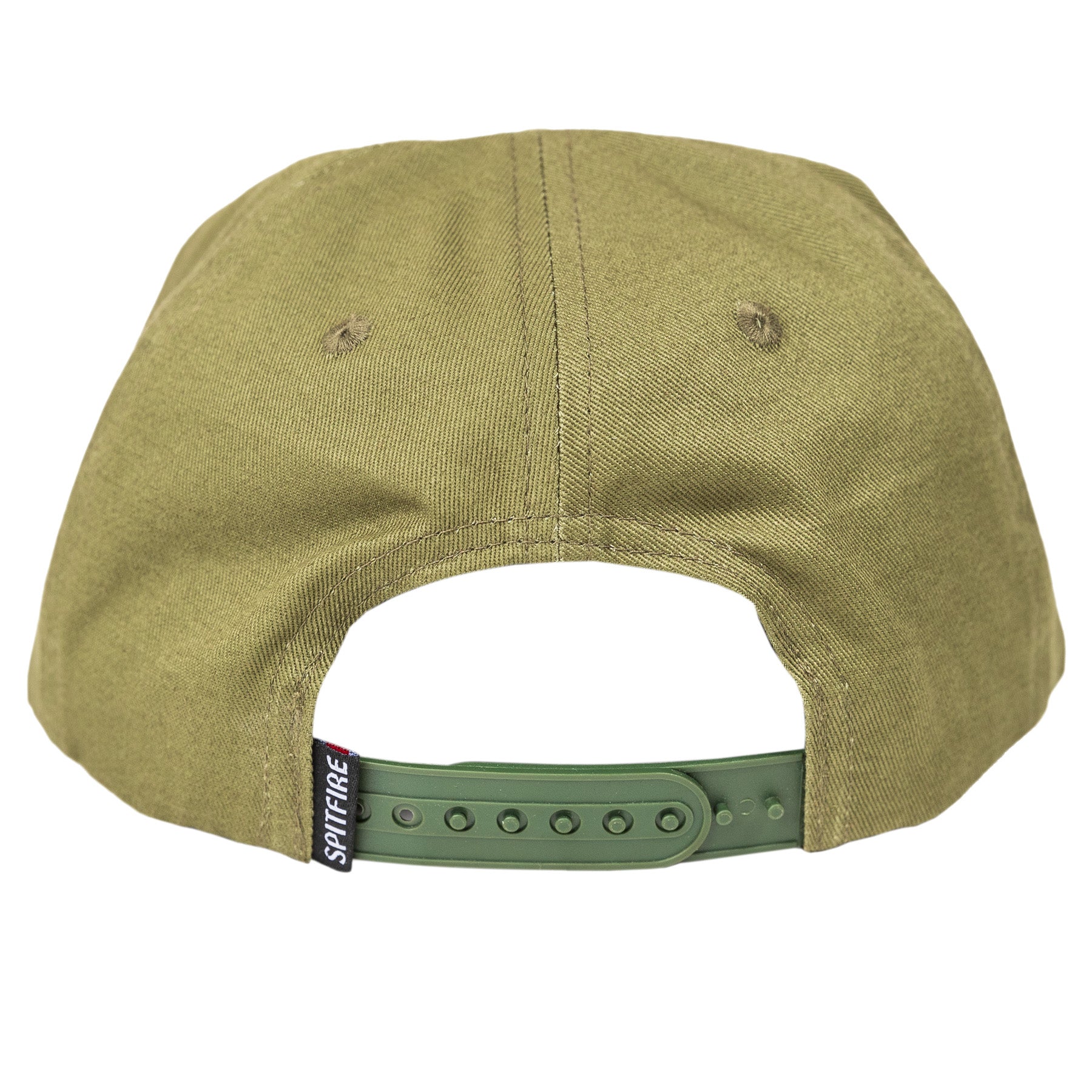 SPITFIRE BIGHEAD SNAPBACK OLIVE/RED - The Drive Skateshop