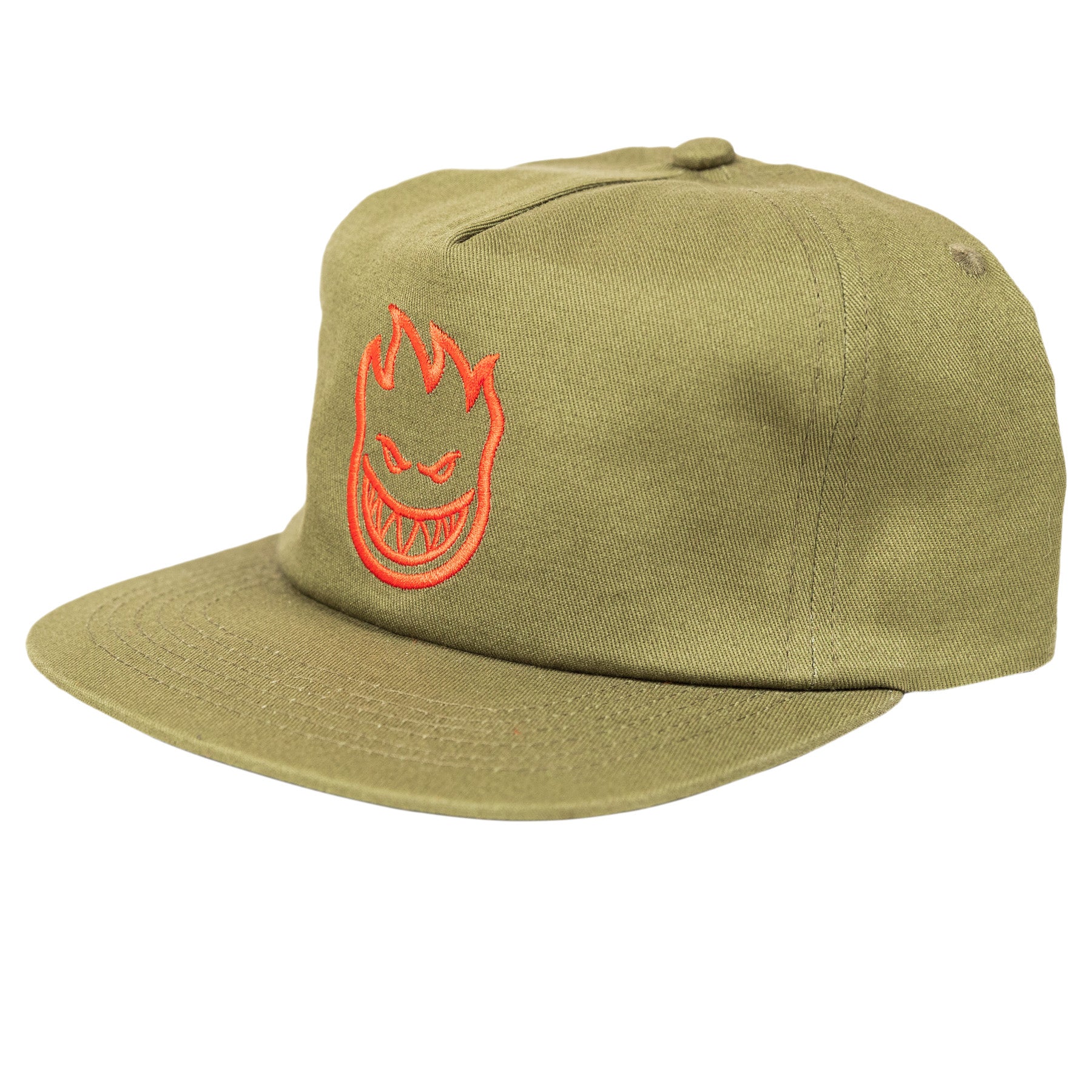 SPITFIRE BIGHEAD SNAPBACK OLIVE/RED - The Drive Skateshop