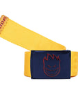 SPITFIRE 87' JAQUARD BELT GOLD/NAVY/WHITE - The Drive Skateshop