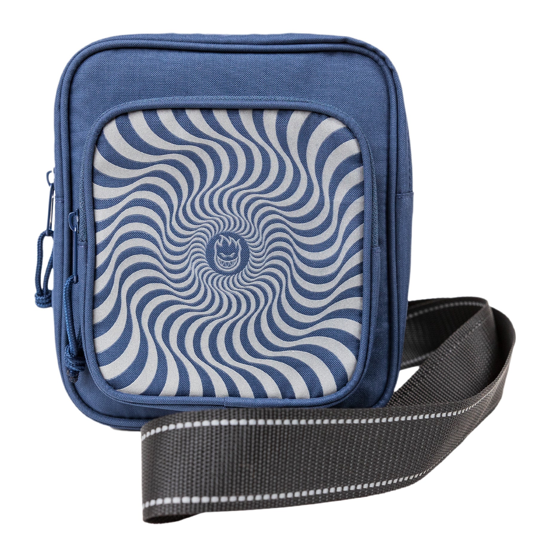 SPITFIRE BIGHEAD SWIRL CROSS BODY BAG NAVY/ORANGE - The Drive Skateshop