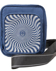 SPITFIRE BIGHEAD SWIRL CROSS BODY BAG NAVY/ORANGE - The Drive Skateshop