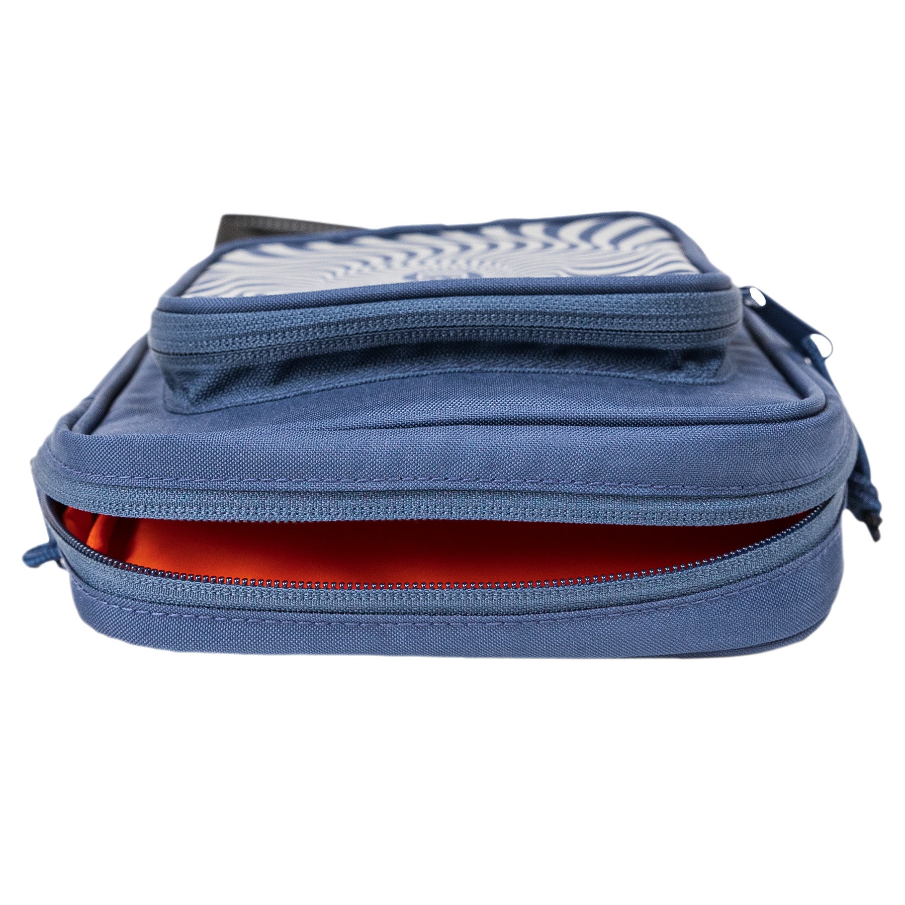SPITFIRE BIGHEAD SWIRL CROSS BODY BAG NAVY/ORANGE - The Drive Skateshop